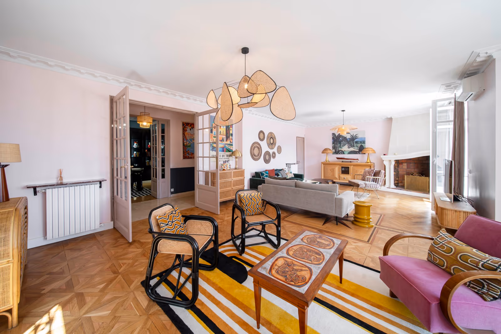6-Bedroom Belle Époque Villa near Cannes with Pool — view 6