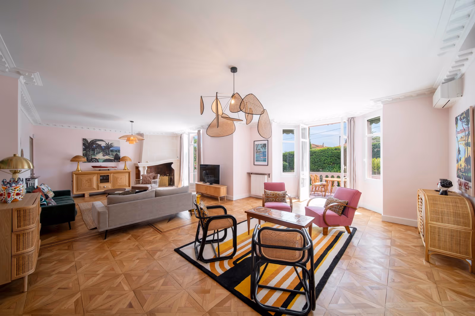 6-Bedroom Belle Époque Villa near Cannes with Pool — view 8